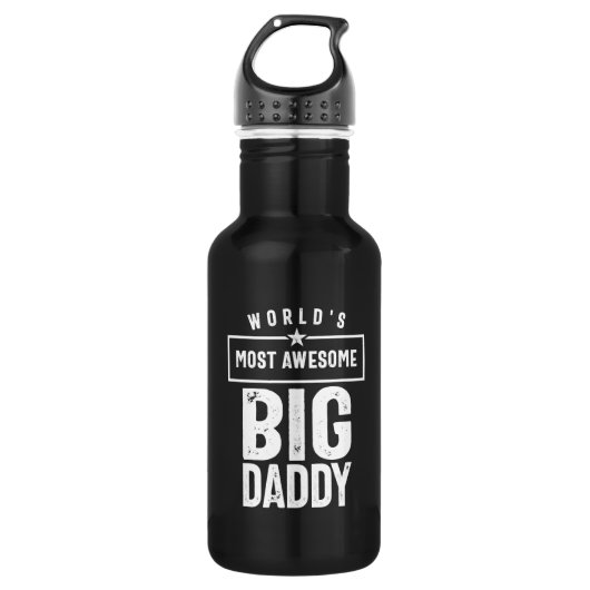 's Werelds meest Geweldige Big Papa | Vader Grandf Waterfles (Voorkant)