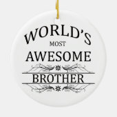 's Werelds meest Geweldige broer Keramisch Ornament (Achterkant)