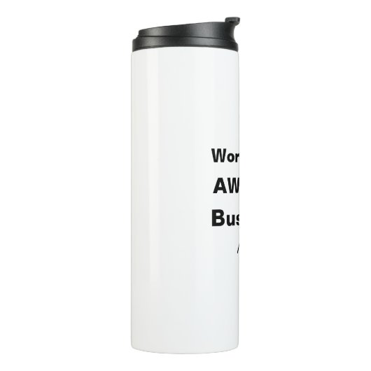 's Werelds meest Geweldige busstuurprogramma geper Thermosbeker (Gedraaid links)