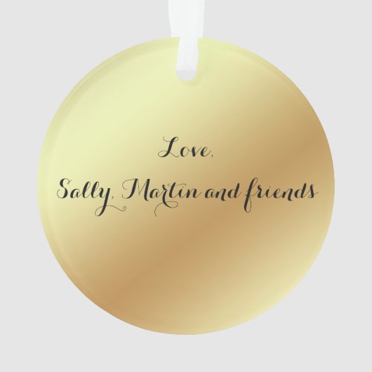 's Werelds meest geweldige cadeaubon Ornament (achterkant)