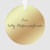 's Werelds meest geweldige cadeaubon Ornament (achterkant)