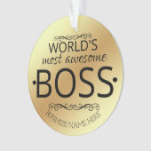 's Werelds meest geweldige cadeauorganisatie voor Ornament (voorkant)