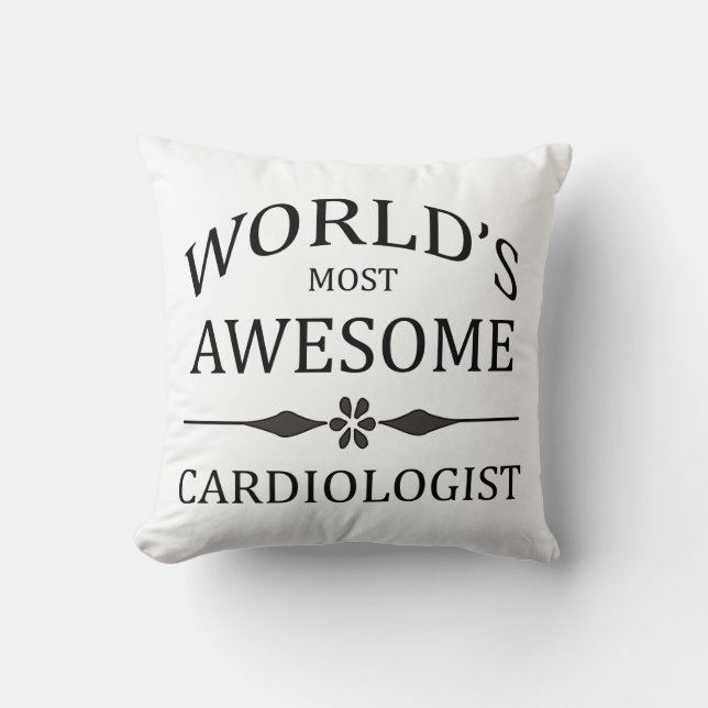 's Werelds meest Geweldige cardioloog Kussen (Voorkant)