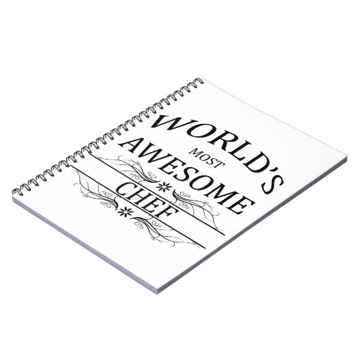 's Werelds meest Geweldige Chef Notitieboek (Linkerzijde)