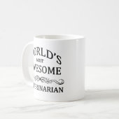 's Werelds meest Geweldige dierenarts Koffiemok (Voorkant links)