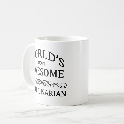 's Werelds meest Geweldige dierenarts Koffiemok (Voorkant links)