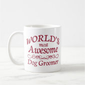 's Werelds meest Geweldige Dog Groomer Koffiemok (Links)