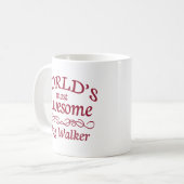 's Werelds meest Geweldige Dog Walker Koffiemok (Voorkant links)
