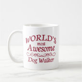 's Werelds meest Geweldige Dog Walker Koffiemok (Links)