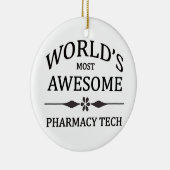 's Werelds meest Geweldige farmaceutische techniek Keramisch Ornament (Rechts)