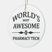 's Werelds meest Geweldige farmaceutische techniek Keramisch Ornament (Links)