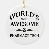 's Werelds meest Geweldige farmaceutische techniek Keramisch Ornament (Achterkant)