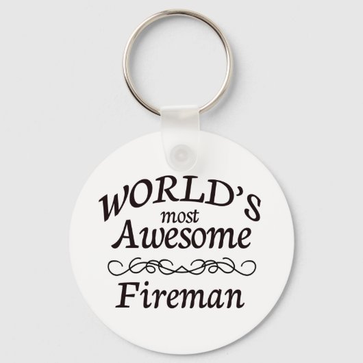's Werelds meest Geweldige Fireman Sleutelhanger (Voorkant)