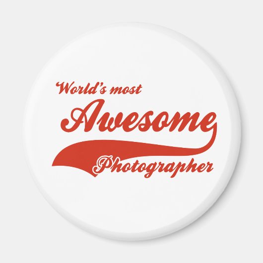 's Werelds meest Geweldige fotograaf Magneet (Voorkant)