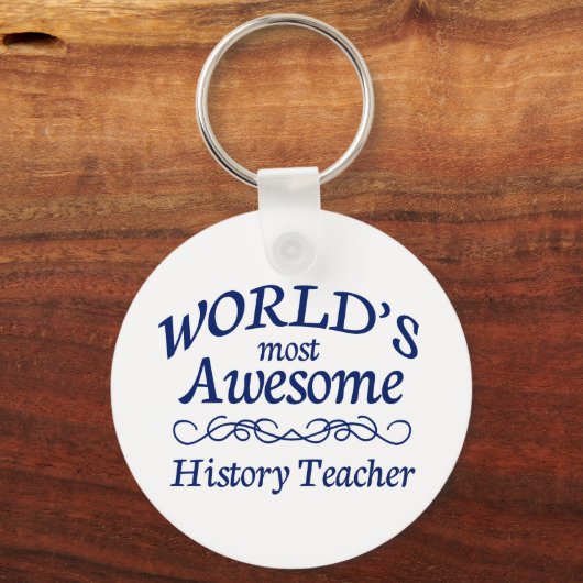 's Werelds meest Geweldige geschiedenisleraar Sleutelhanger (Voorkant)