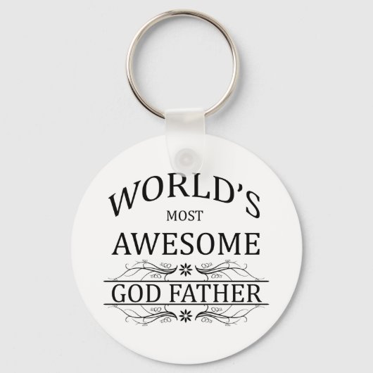 's Werelds meest Geweldige God Vader Sleutelhanger (Voorkant)