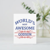 's Werelds meest Geweldige Godson Briefkaart (Staand voorkant)