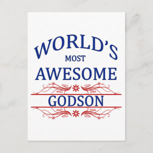 's Werelds meest Geweldige Godson Briefkaart