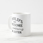 's Werelds meest Geweldige grote zuster Koffiemok (Voorkant links)