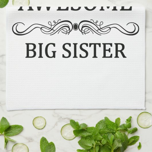 's Werelds meest Geweldige grote zuster Theedoek (Gevouwen)