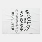 's Werelds meest Geweldige grote zuster Theedoek (Horizontaal)