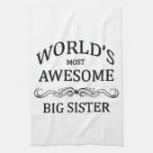 's Werelds meest Geweldige grote zuster Theedoek (Verticaal)