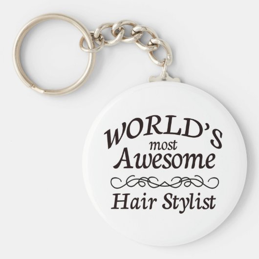 's Werelds meest Geweldige haarlijst Sleutelhanger (Voorkant)