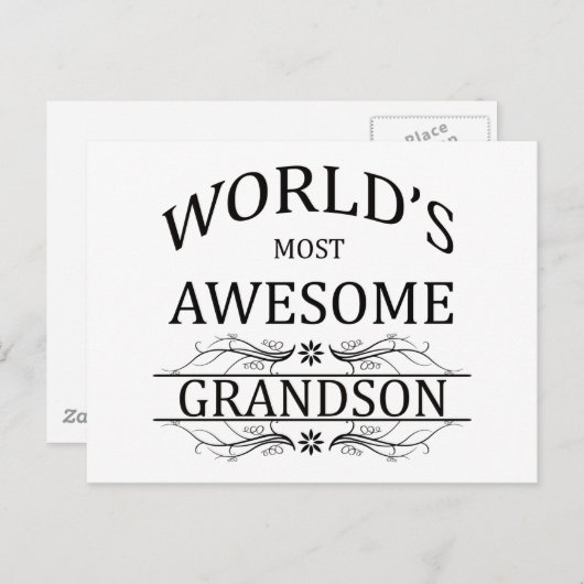 's Werelds meest Geweldige kleinzoon Briefkaart (Voorkant / Achterkant)