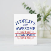 's Werelds meest Geweldige kleinzoon Briefkaart (Staand voorkant)