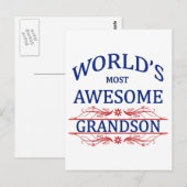 's Werelds meest Geweldige kleinzoon Briefkaart (Voorkant / Achterkant)