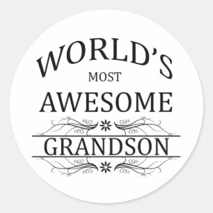 's Werelds meest Geweldige kleinzoon Ronde Sticker