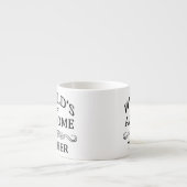 's Werelds meest Geweldige leraar Espresso Kop (Voorkant)