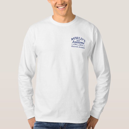 's Werelds meest Geweldige leslokaalassistent T-shirt (Voorkant)