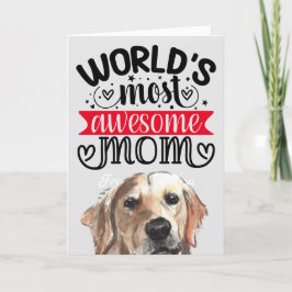 's Werelds meest geweldige mama Happy-moederdag Bedankkaart