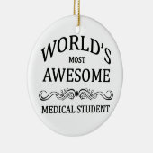 's Werelds meest Geweldige medische student Keramisch Ornament (Rechts)