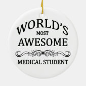 's Werelds meest Geweldige medische student Keramisch Ornament (Achterkant)