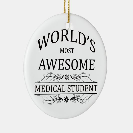 's Werelds meest Geweldige medische student Keramisch Ornament (Rechts)