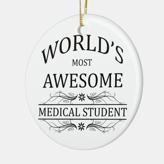 's Werelds meest Geweldige medische student Keramisch Ornament (Links)