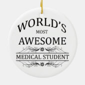 's Werelds meest Geweldige medische student Keramisch Ornament (Achterkant)