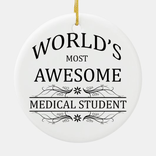 's Werelds meest Geweldige medische student Keramisch Ornament (Achterkant)