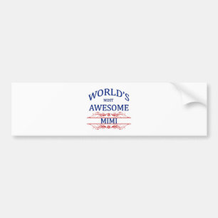 's Werelds meest Geweldige Mimi Bumpersticker