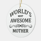 's Werelds meest Geweldige moeder Keramisch Ornament (Links)