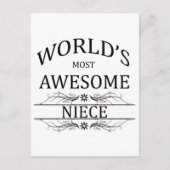 's Werelds meest Geweldige nicht Briefkaart (Voorkant)