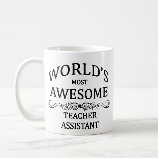 's Werelds meest Geweldige onderwijsassistent Koffiemok (Links)