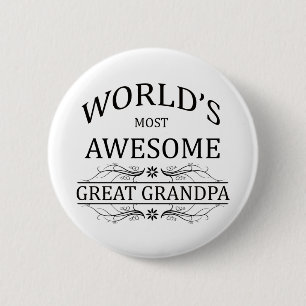 's Werelds meest Geweldige opa Ronde Button 5,7 Cm
