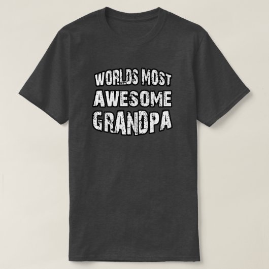 's Werelds meest Geweldige opa T-shirt (Design voorkant)