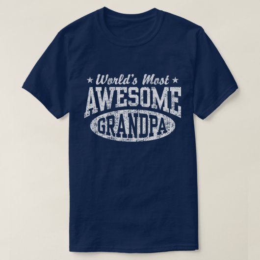 's Werelds meest Geweldige opa T-shirt (Design voorkant)