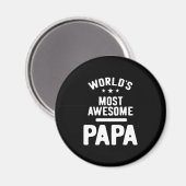 's Werelds meest Geweldige papa-pater cadeau Magneet (Voorkant / Achterkant)