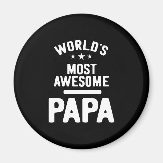 's Werelds meest Geweldige papa-pater cadeau Magneet (Voorkant)