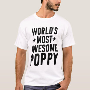 's Werelds meest Geweldige papaver vader opa Gif T-shirt